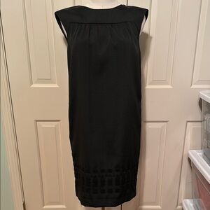 Zara Black Sleeveless Sheath Midi Dress